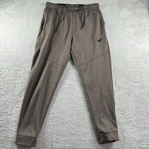 Nike Jogger Track Pants Mens XL Brown Running Basketball Athletic Tapered
